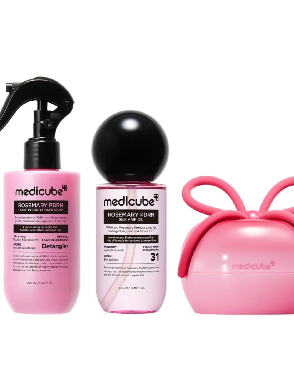 Kids Rosemary Hair Care Set – Pink